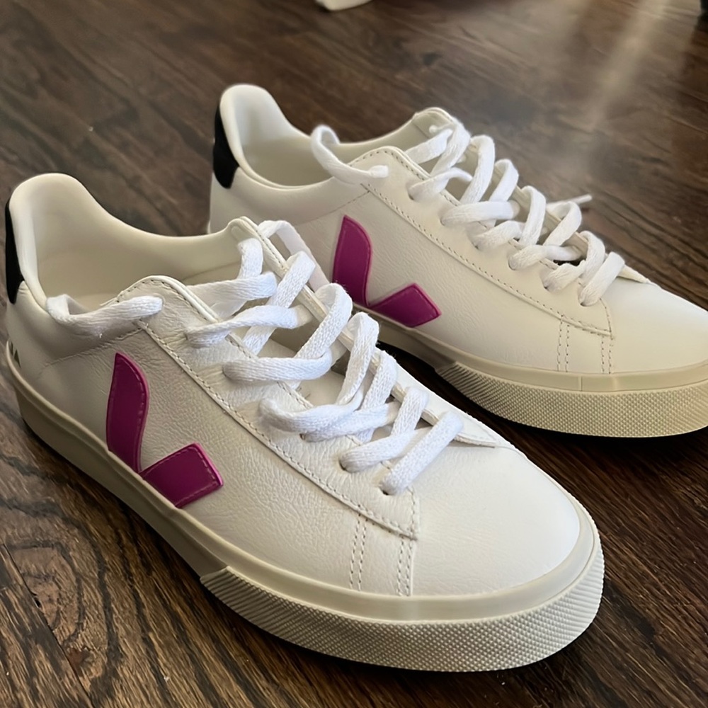 Veja Campo white leather sneakers